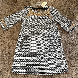 THML Navy/Cream Dress NWT Size M